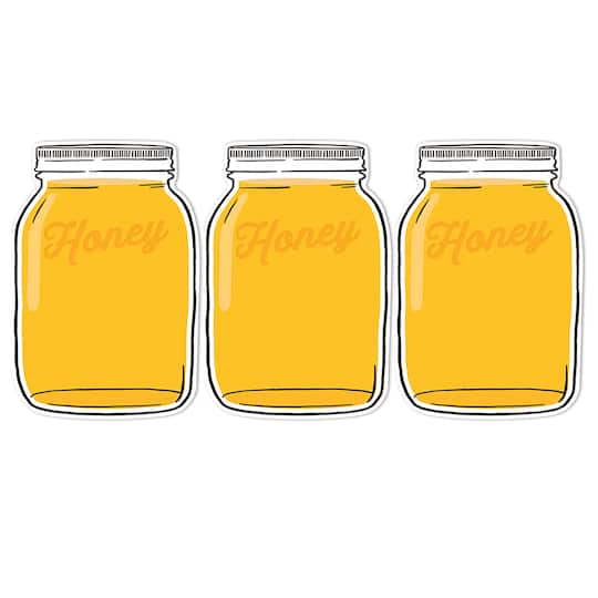 Eureka The Hive Mason Jar Paper Cut-Outs Set